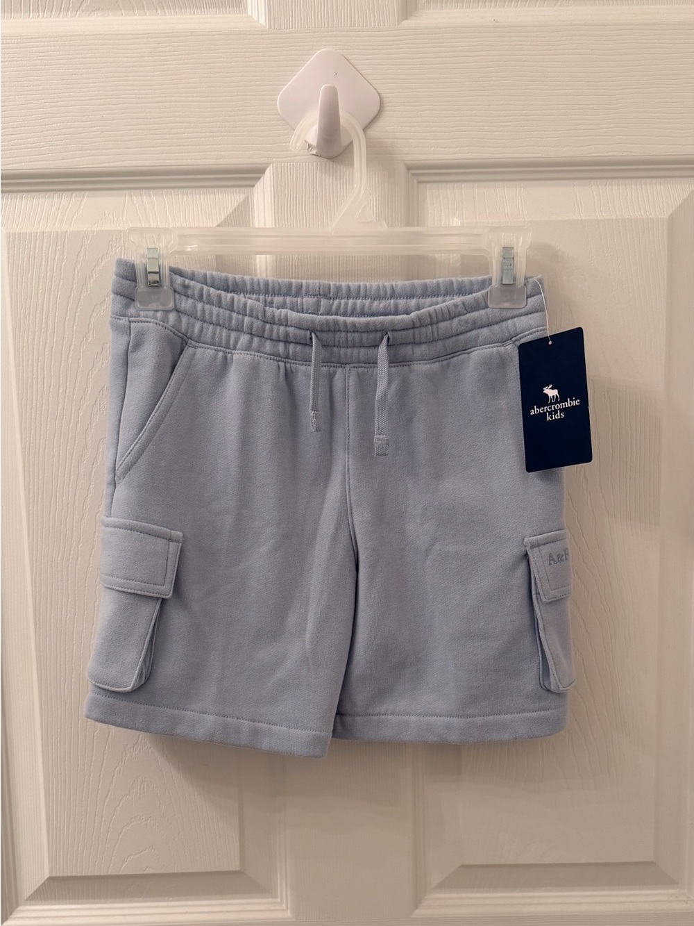 Abercrombie Kids Light Blue Cargo Sweatshorts
